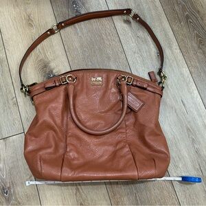 Coach Tan Leather Shoulder Bag